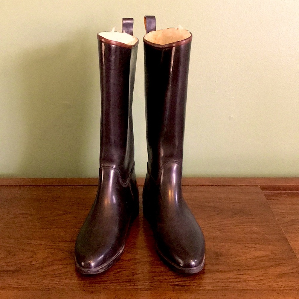 Black rubber Sporto boots